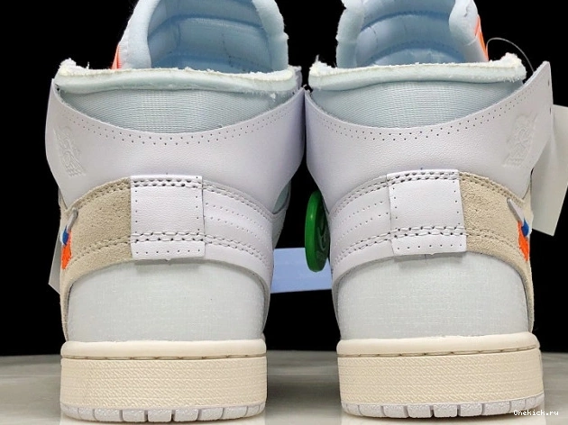 One Kick Off-White 1 High Air AQ0818-100 Jordan Retro White 0811